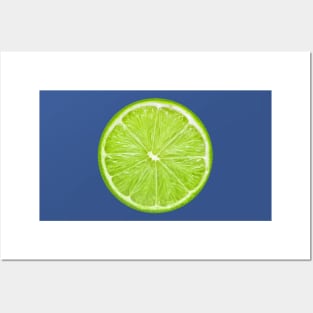 Tutti Frutti Lime Lemon Slice Posters and Art